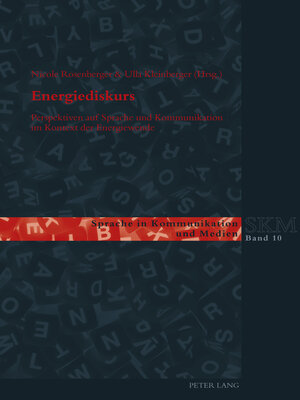 cover image of Energiediskurs